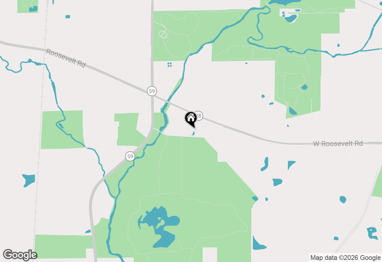 Map of 1651 Apple Tree Lane, West Chicago, IL 60185