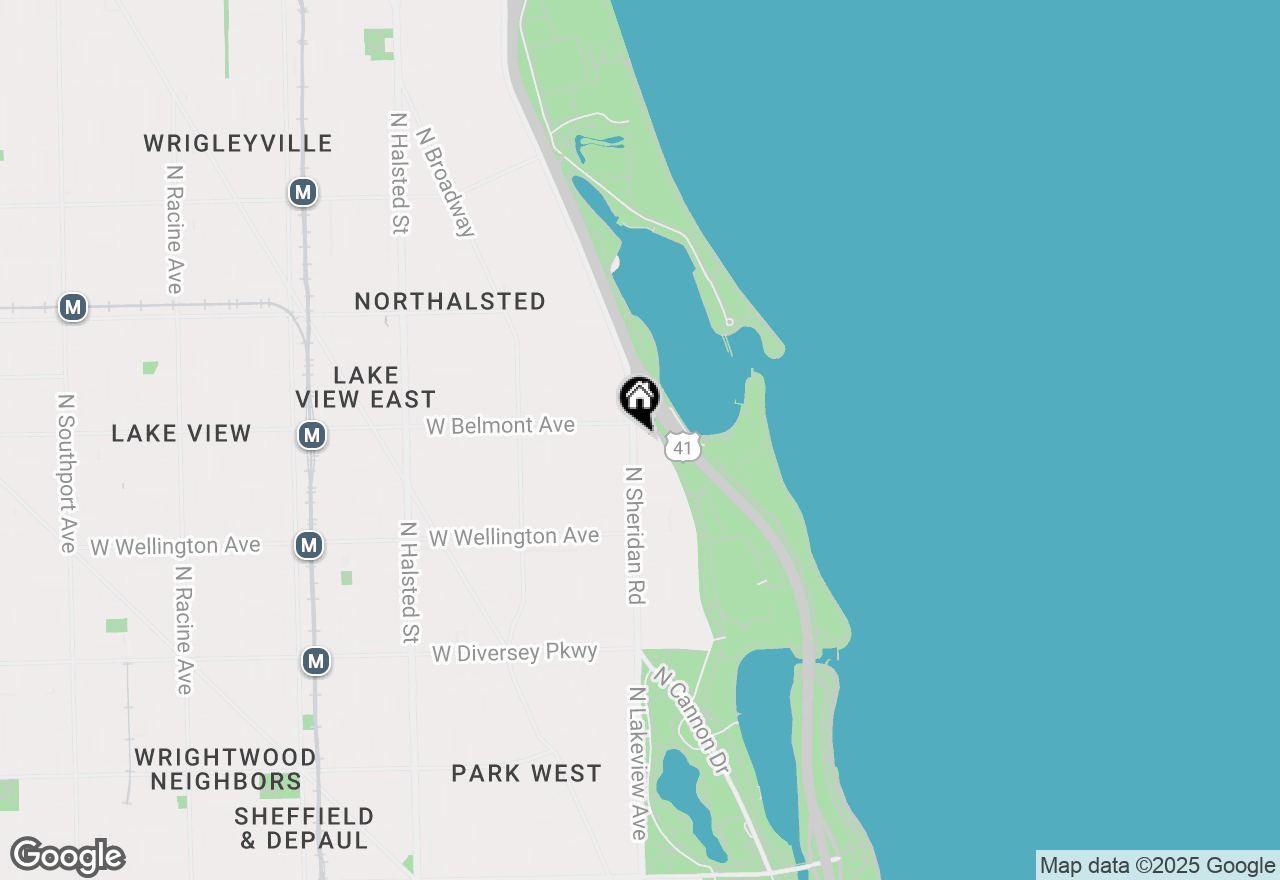 Map of 3180 N Lake Shore Drive #13C, Chicago, IL 60657