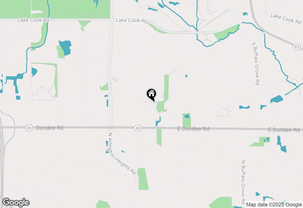 Map of 876 Stradford Circle #A1, Buffalo Grove, IL 60089