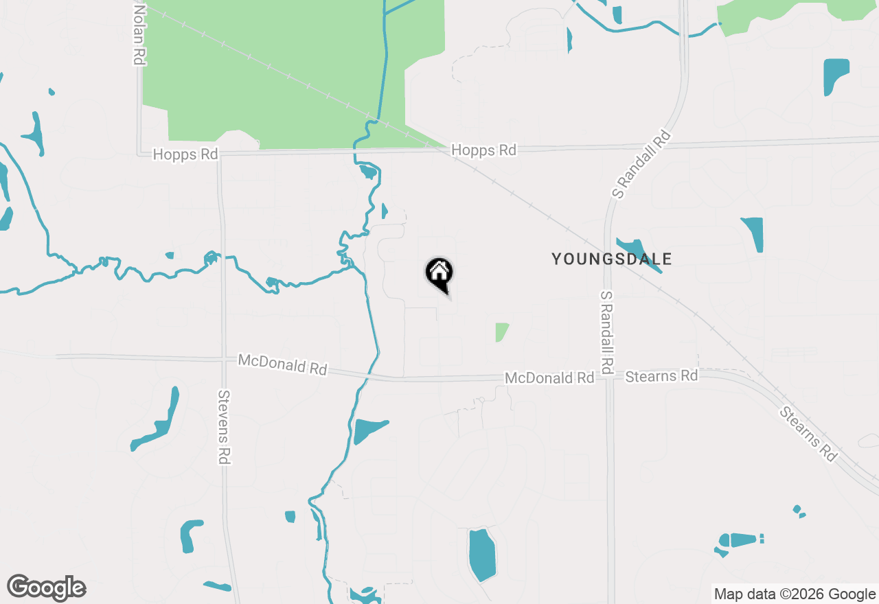 Map of 335 Thornwood Way #D, South Elgin, IL 60177