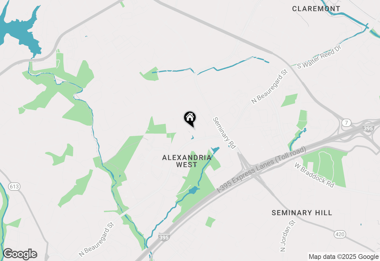 Map of 2455 N Stevens Street, Alexandria, VA 22311