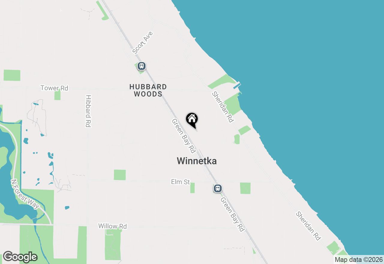 Map of 706 Foxdale Avenue, Winnetka, IL 60093