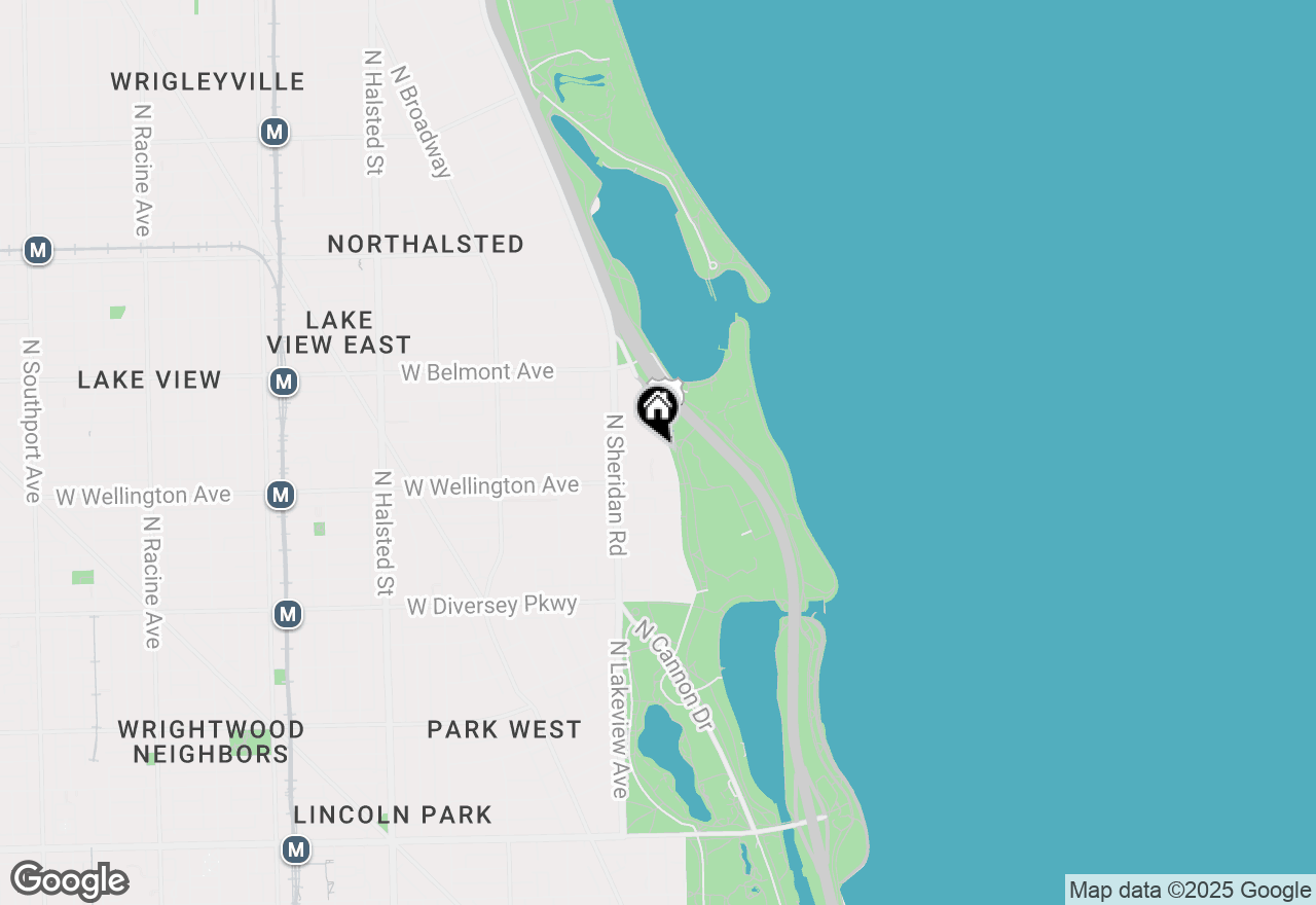 Map of 3030 N Lake Shore Drive #PH401, Chicago, IL 60657
