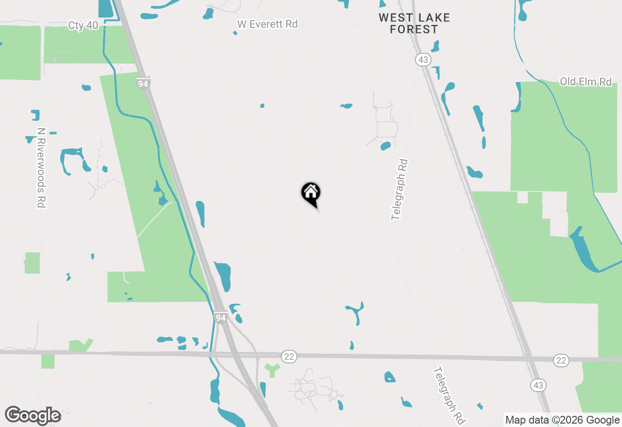 Map of 1721 Alexis Court, Lake Forest, IL 60045