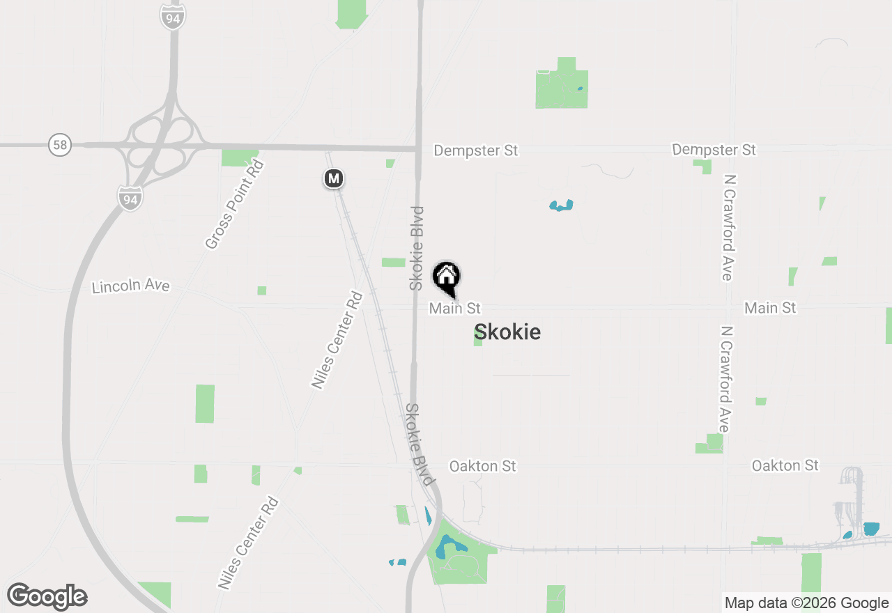Map of 4720 Main Street #A, Skokie, IL 60076