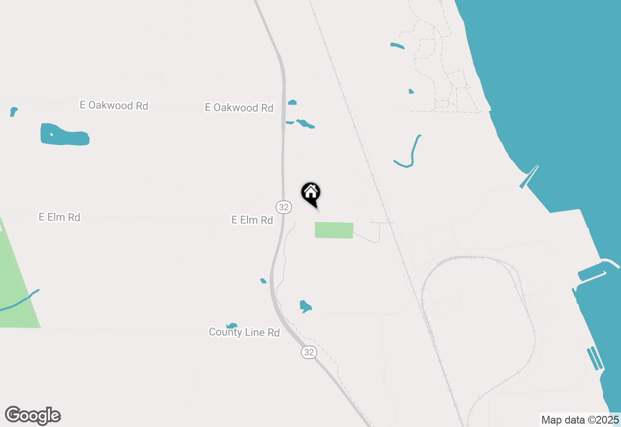 Map of 4136 E Elm Rd, Oak Creek, WI 53154