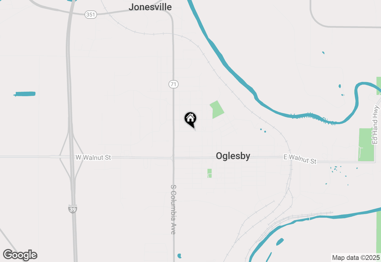 Map of 112 W Porter Street, Oglesby, IL 61348