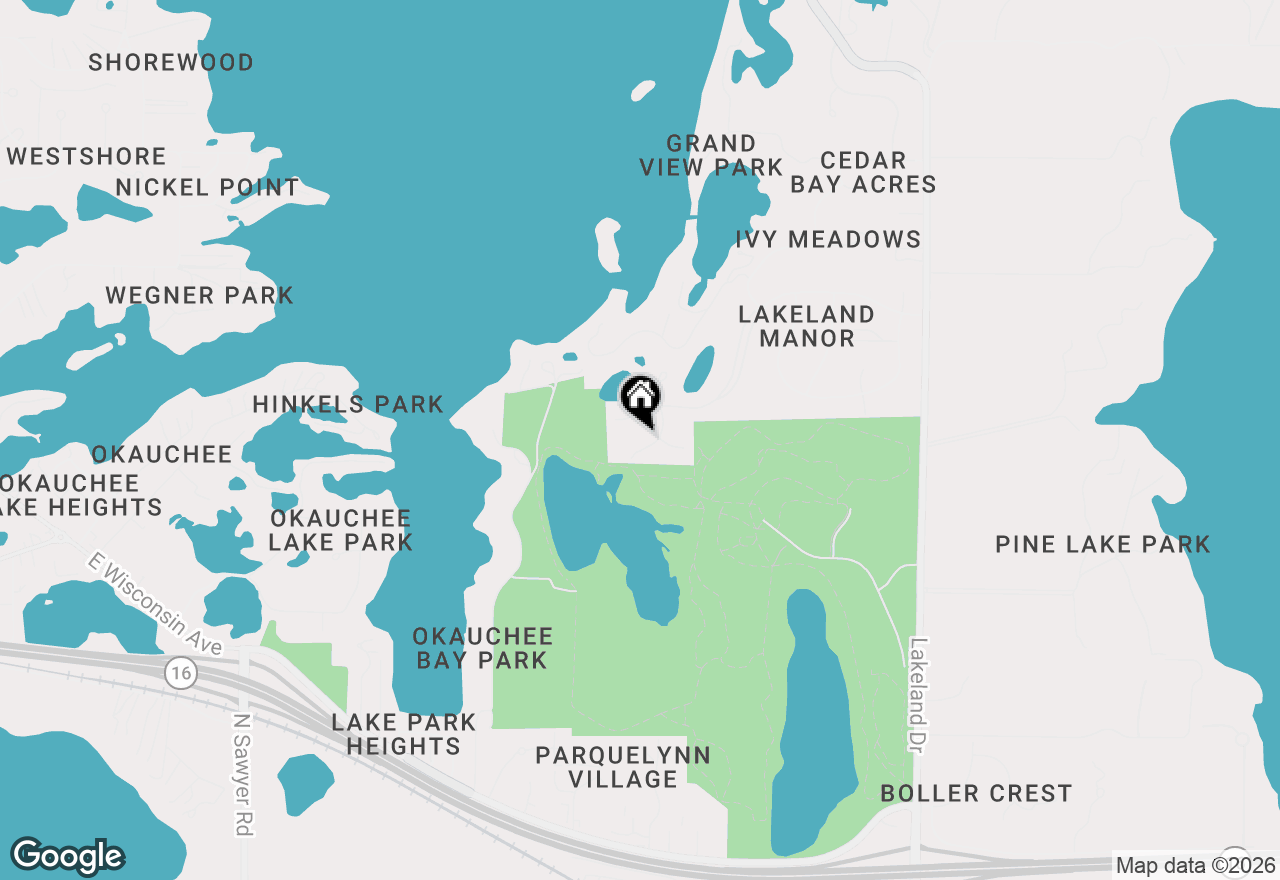 Map of W336N5271 Wedgewood Dr, Nashotah, WI 53058