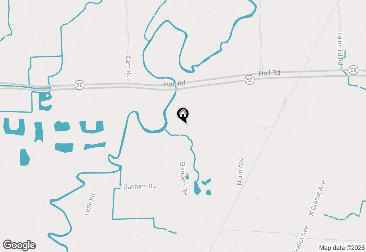 Map of 22273 Brywood Court, Clinton Township, MI 48036