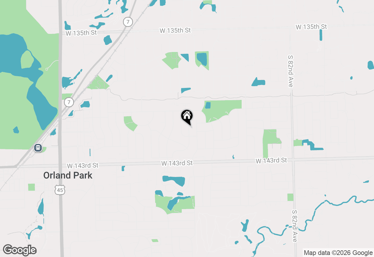Map of 14044 Terry Drive, Orland Park, IL 60462