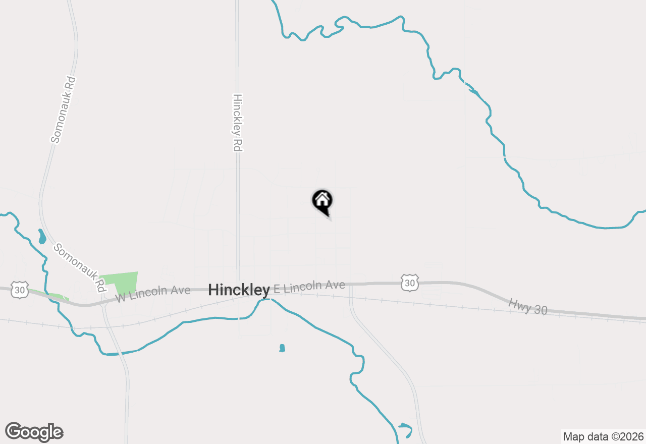 Map of 527-531 Prairie Street, Hinckley, IL 60520