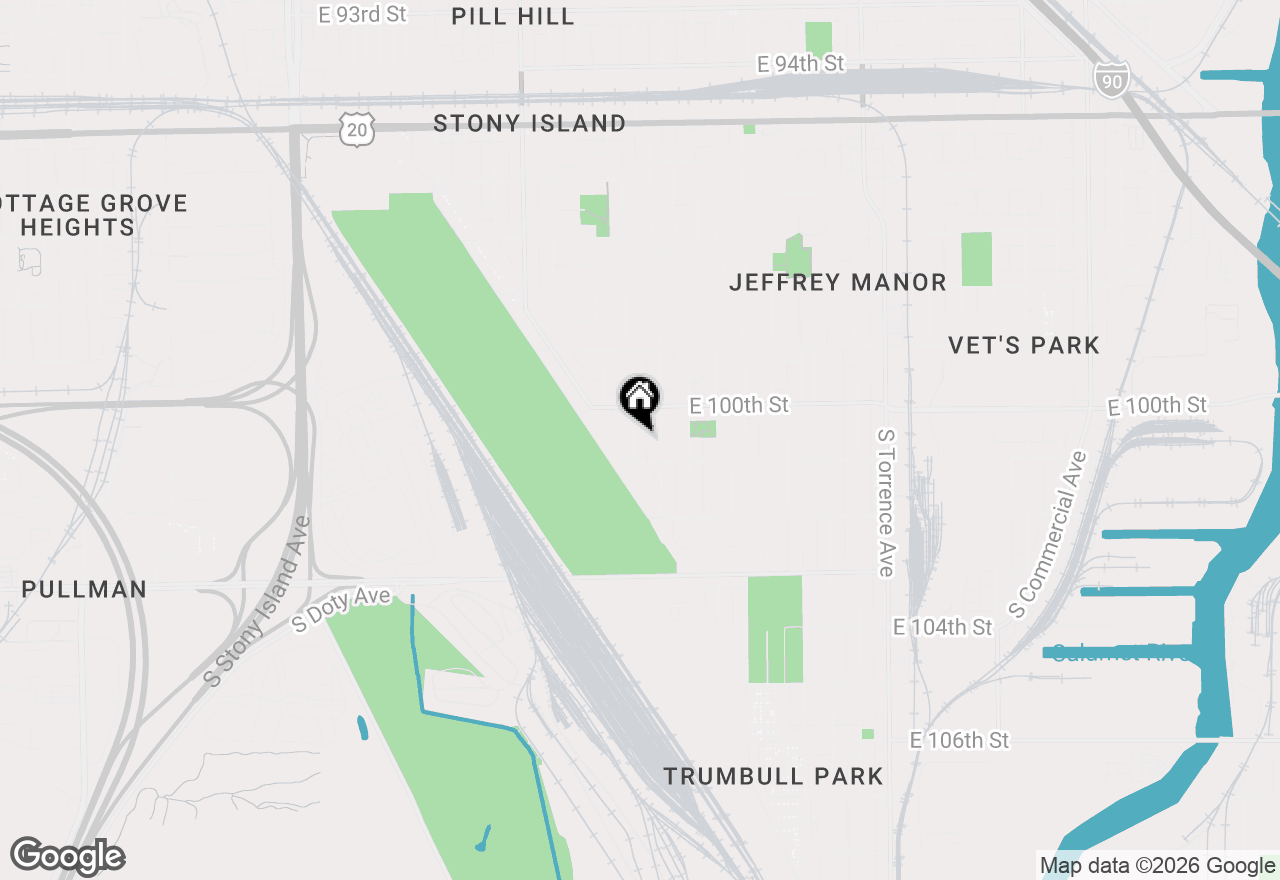 Map of 10035 S Merrill Avenue, Chicago, IL 60617