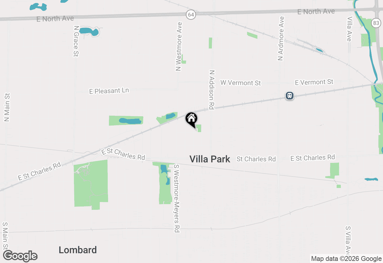 Map of 200 N 2nd Avenue, Villa Park, IL 60181