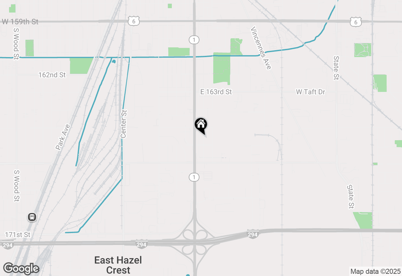 Map of 16530 Emerald Avenue, Harvey, IL 60426