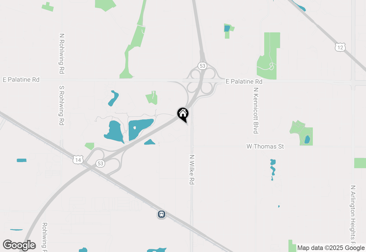 Map of 1567 E Citadel Court, Palatine, IL 60074