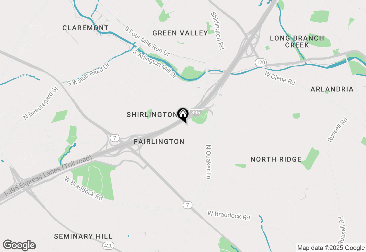 Map of 3246 S Utah Street, Arlington, VA 22206