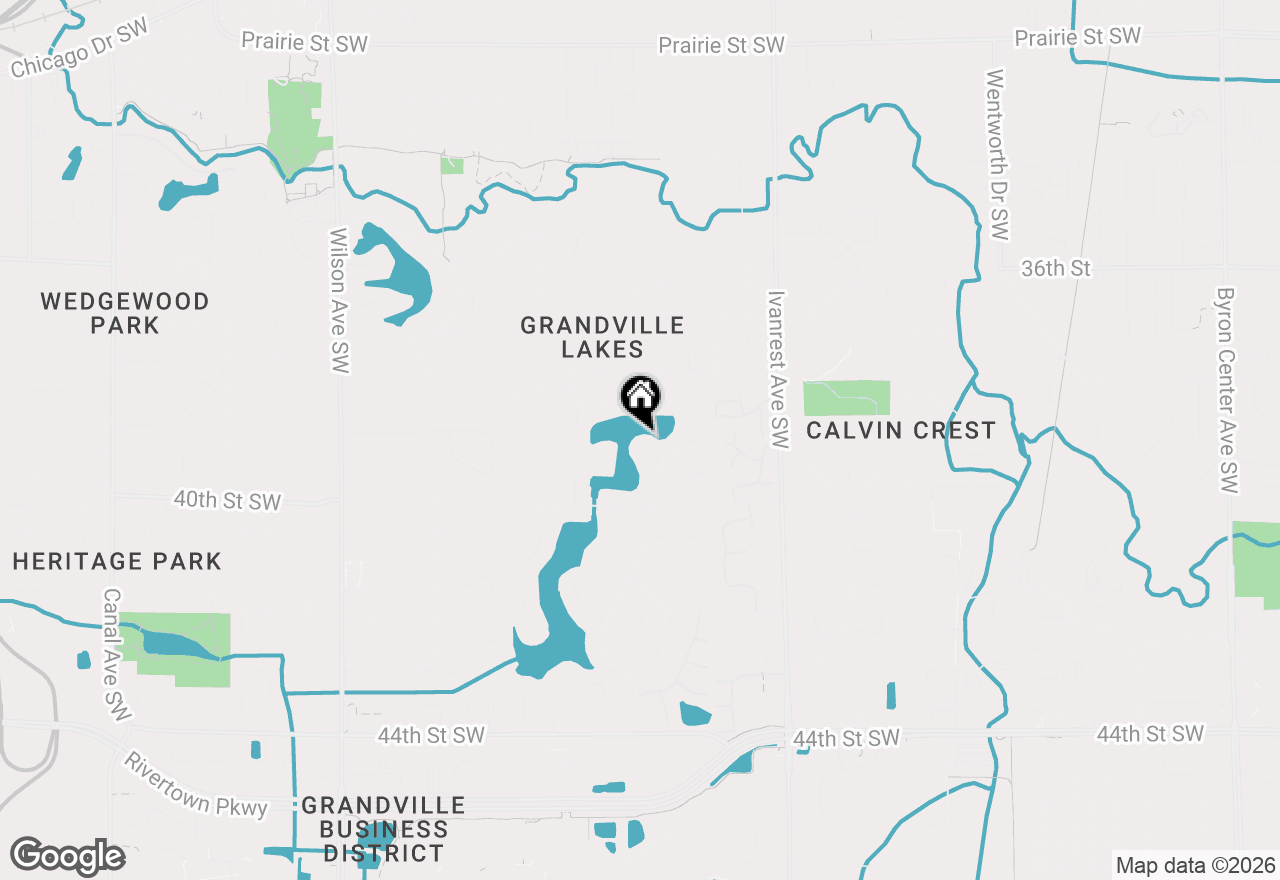 Map of 3389 Piute Court Sw, Grandville, MI 49418