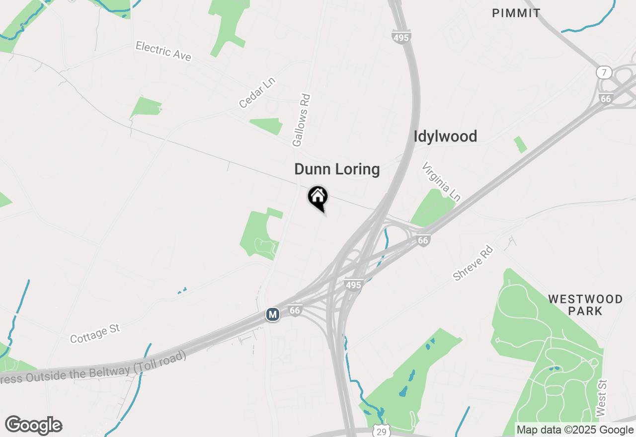 Map of 2458 Sandburg Street, Dunn Loring, VA 22027