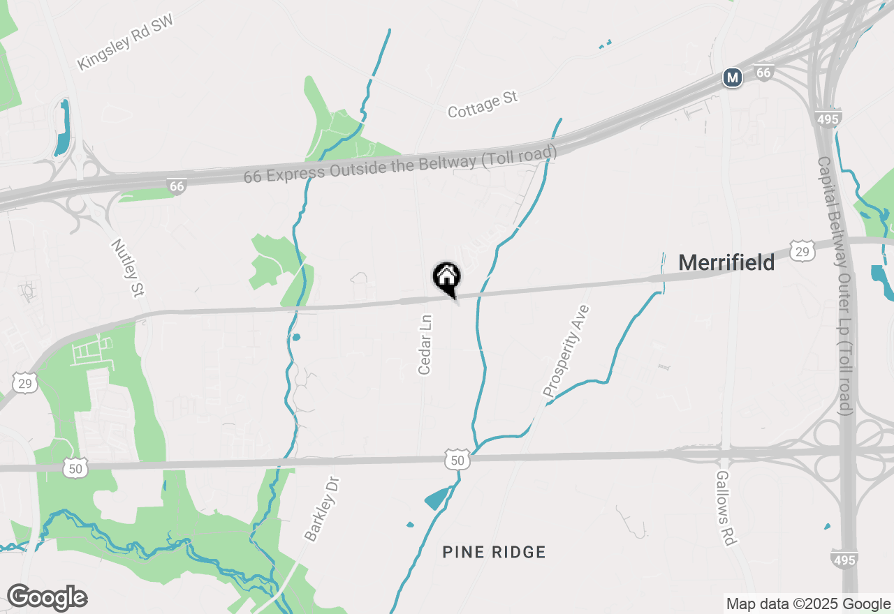 Map of 8633 Route 29, Fairfax, VA 22031