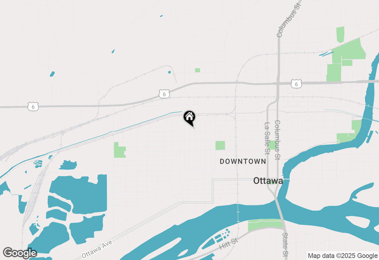 Map of 918 W Washington Street, Ottawa, IL 61350