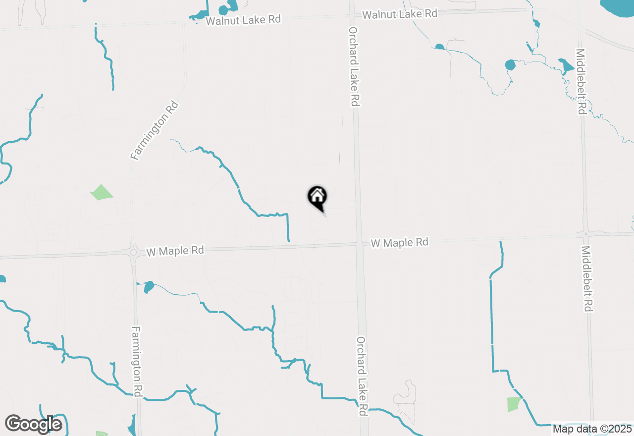 Map of 4161 Breckenridge Drive, West Bloomfield, MI 48322