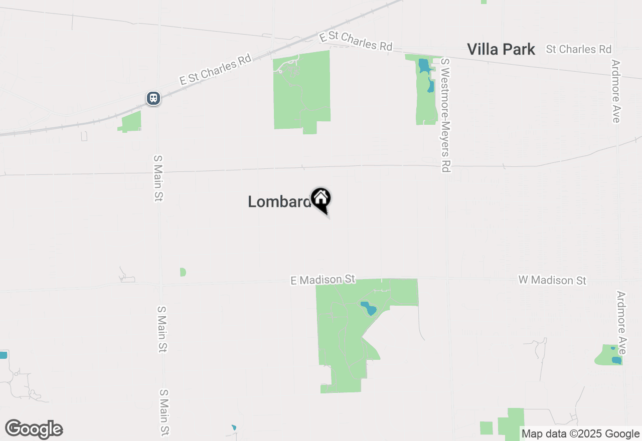 Map of 528 E Washington Street, Lombard, IL 60148