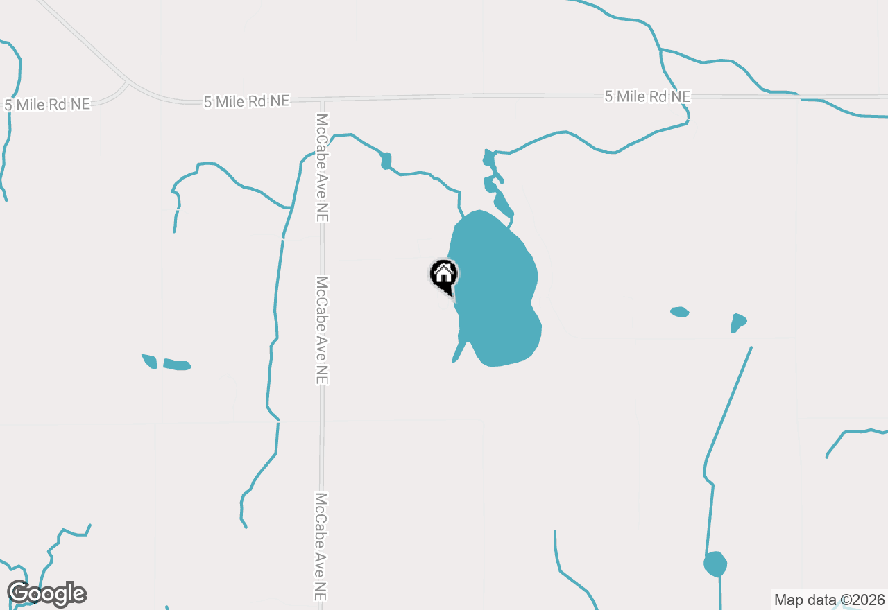 Map of 3880 Bell Lake Drive Ne, Ada, MI 49301