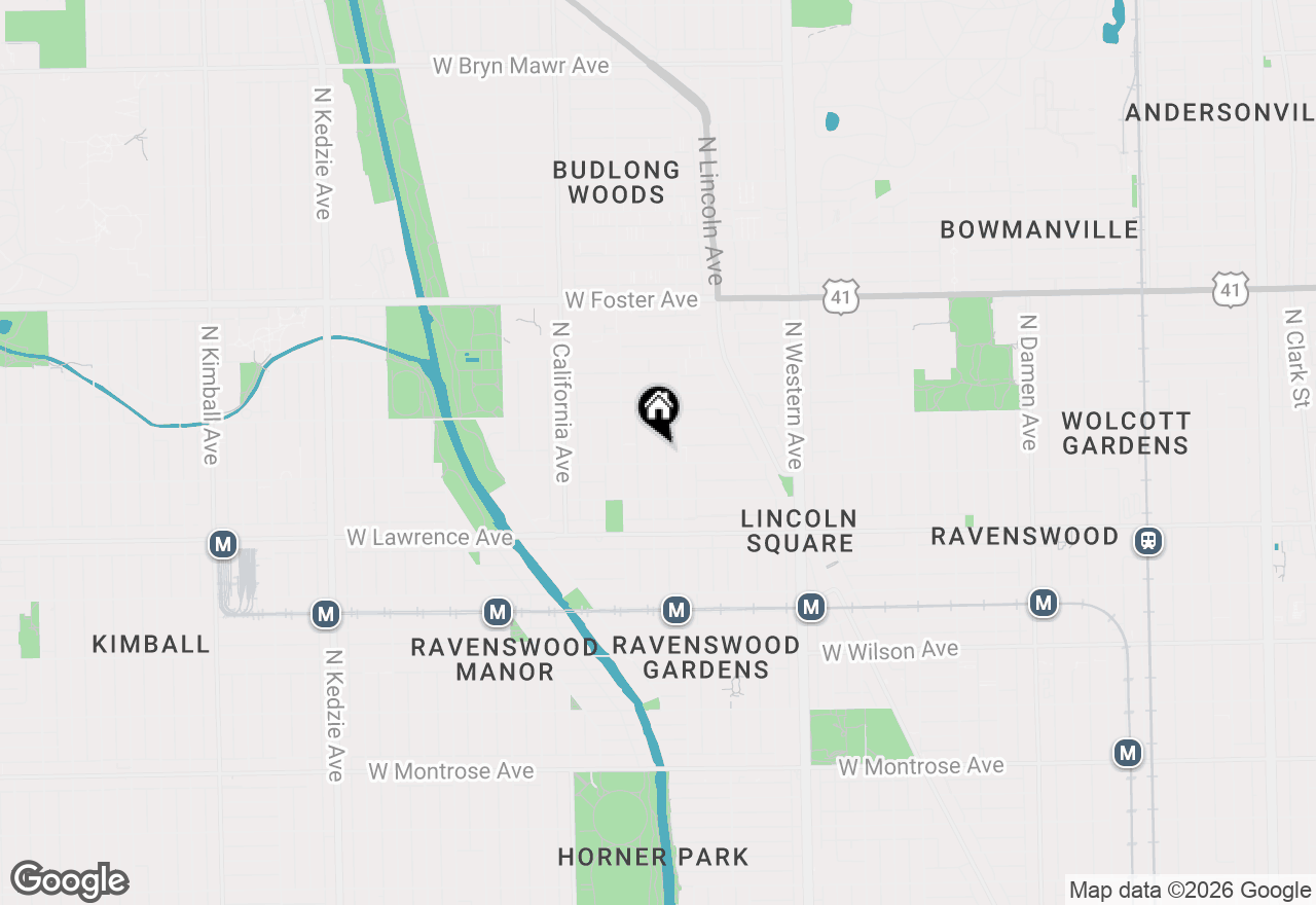 Map of 4909 N Talman Avenue #1, Chicago, IL 60625