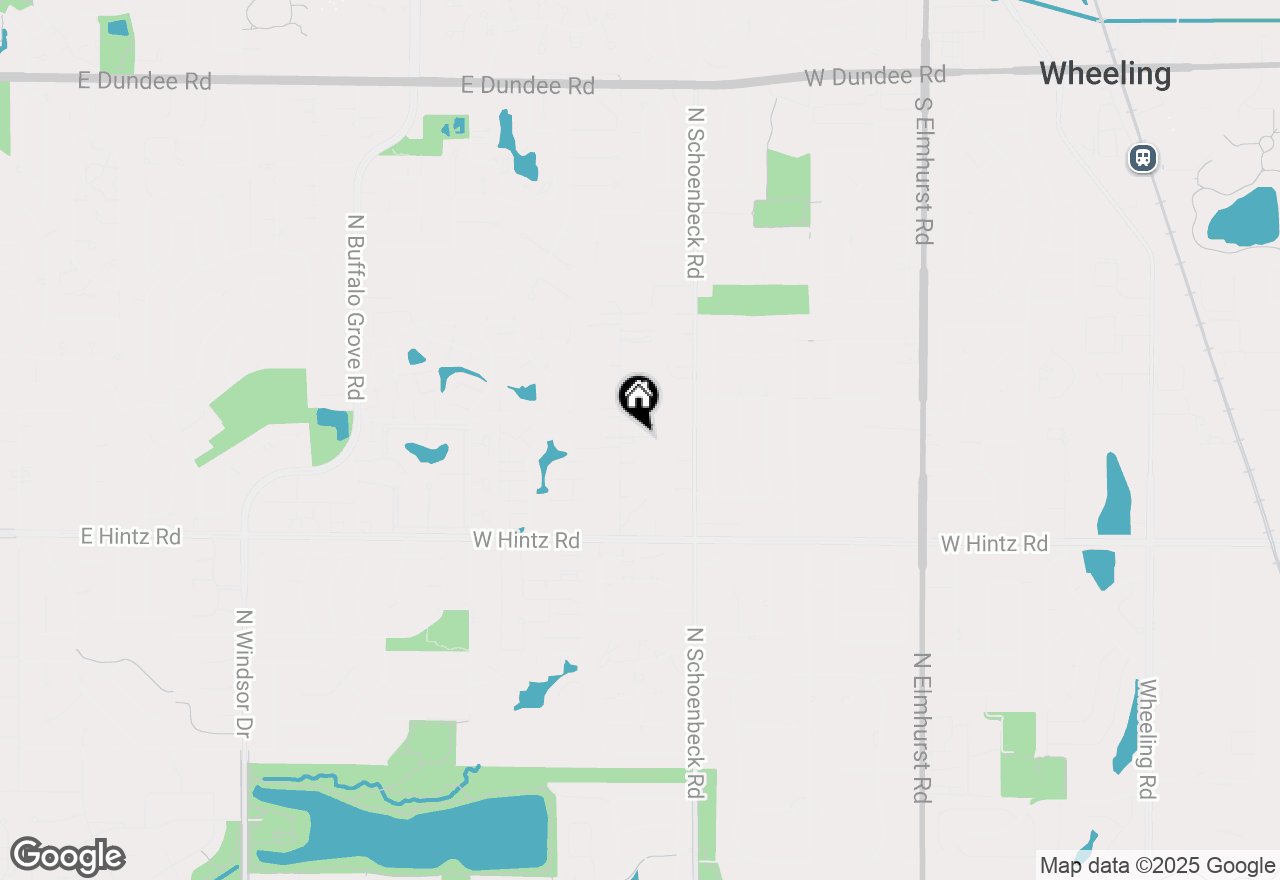 Map of 2837 Jackson Drive, Arlington Heights, IL 60004