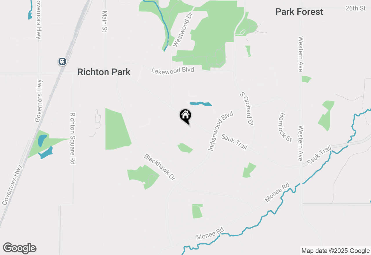 Map of 239 Marquette Street, Park Forest, IL 60466