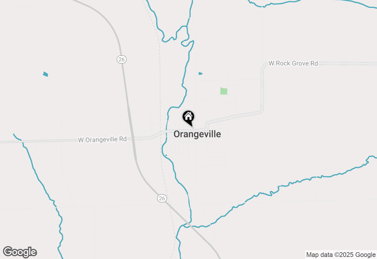 Map of 106 W High Street, Orangeville, IL 61060