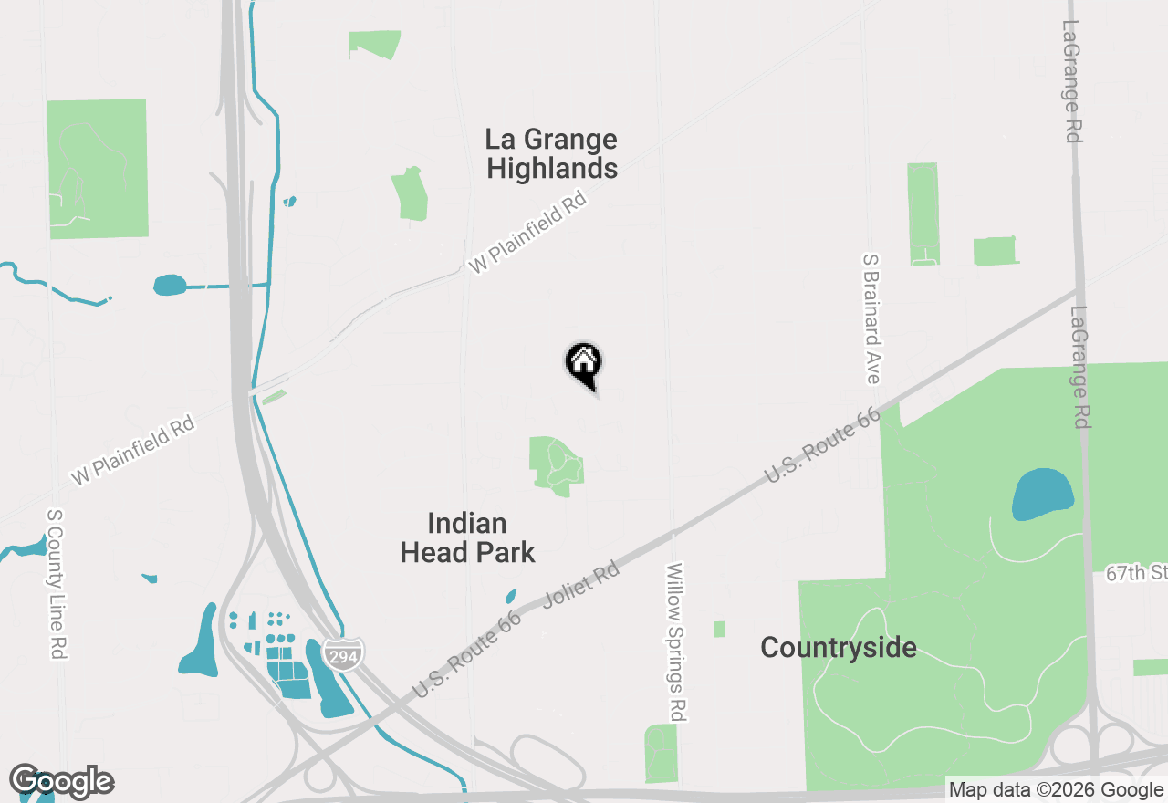 Map of 170 Cascade Drive, Indian Head Park, IL 60525