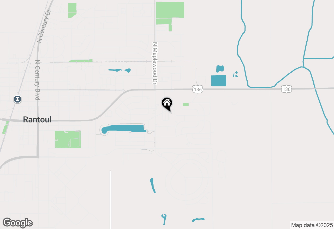 Map of 244 Alexander Drive, Rantoul, IL 61866