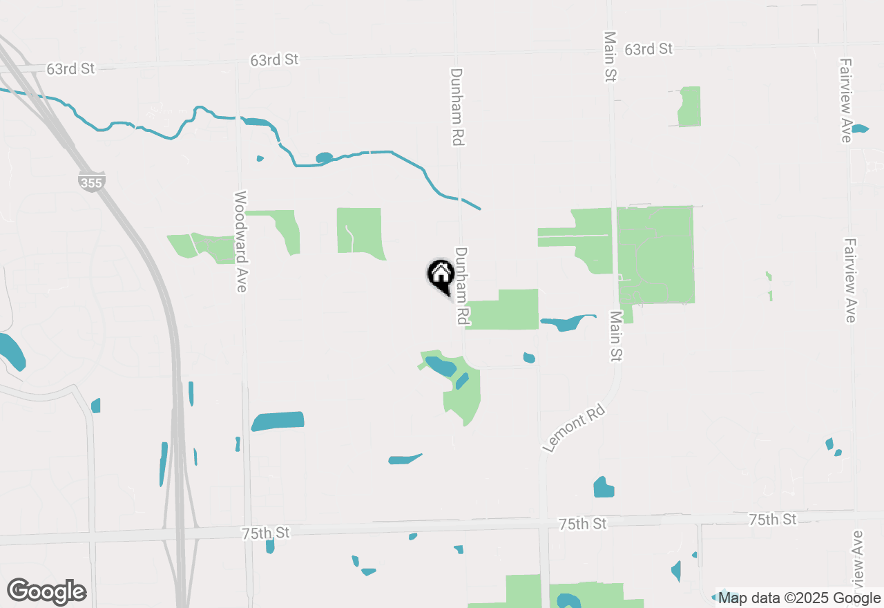 Map of 1431 Terrace Drive, Downers Grove, IL 60516