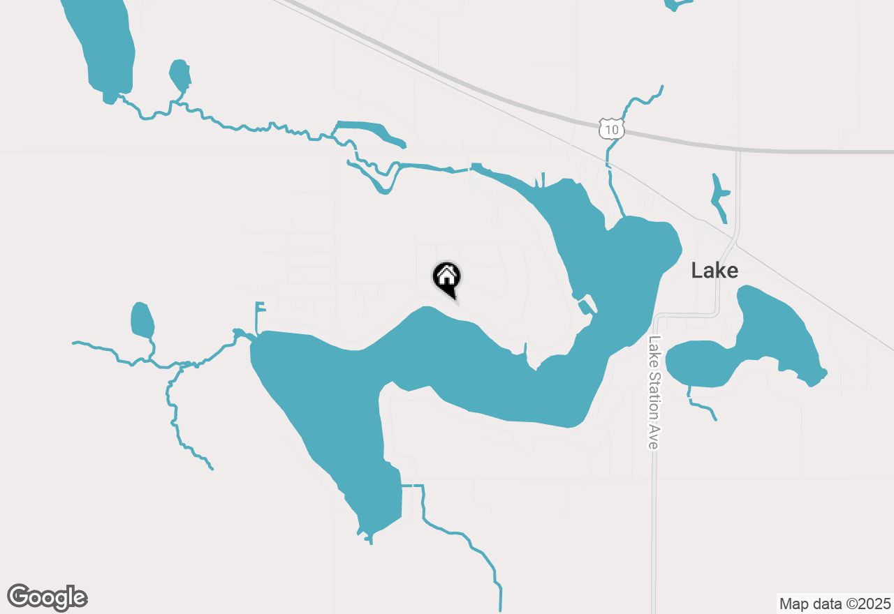 Map of 1249 N Crooked Lake Drive, Lake, MI 48632