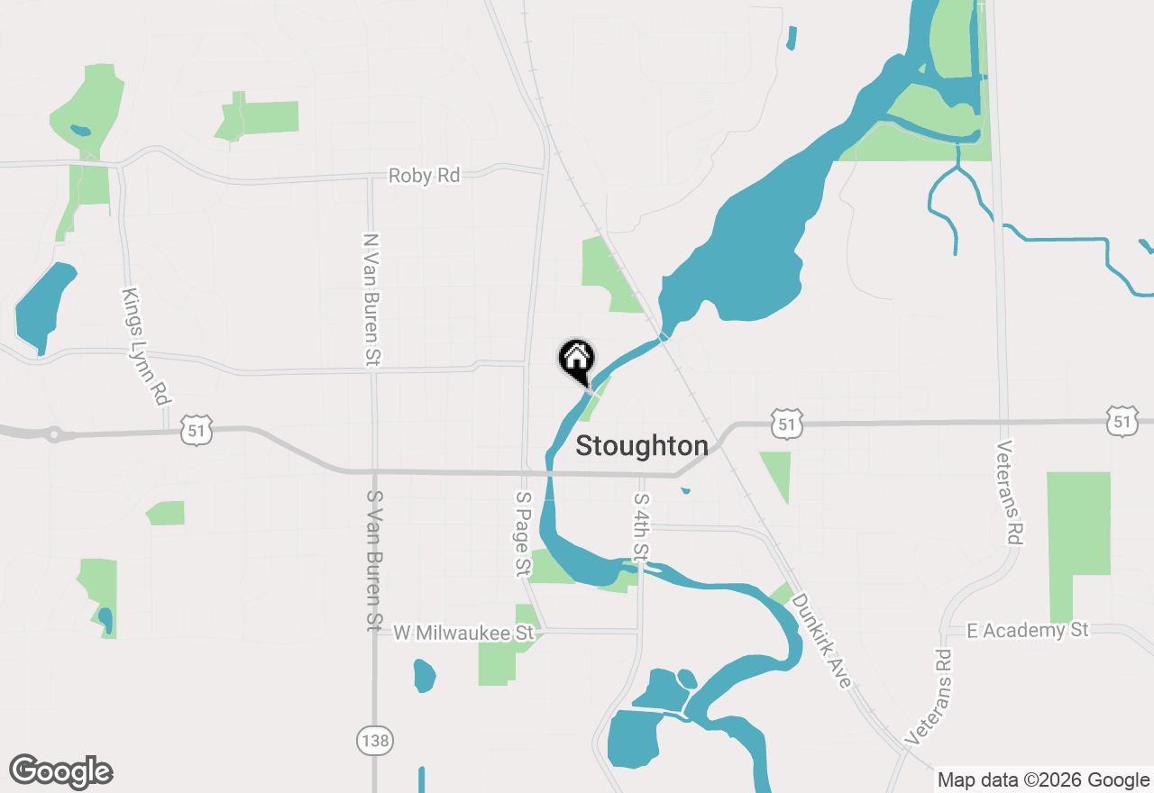 Map of 127 Forton Court, Stoughton, WI 53589