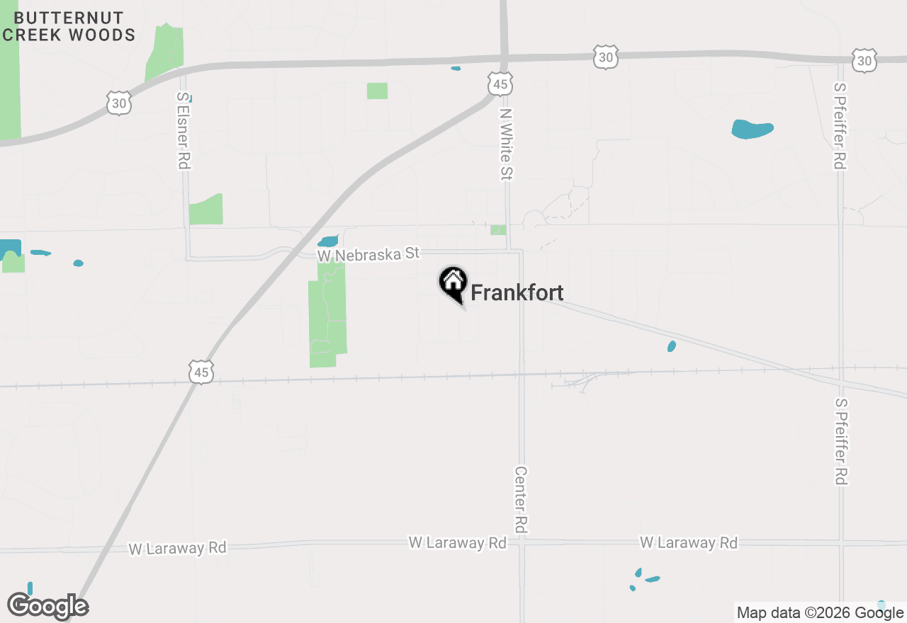 Map of 220 Hickory Street, Frankfort, IL 60423