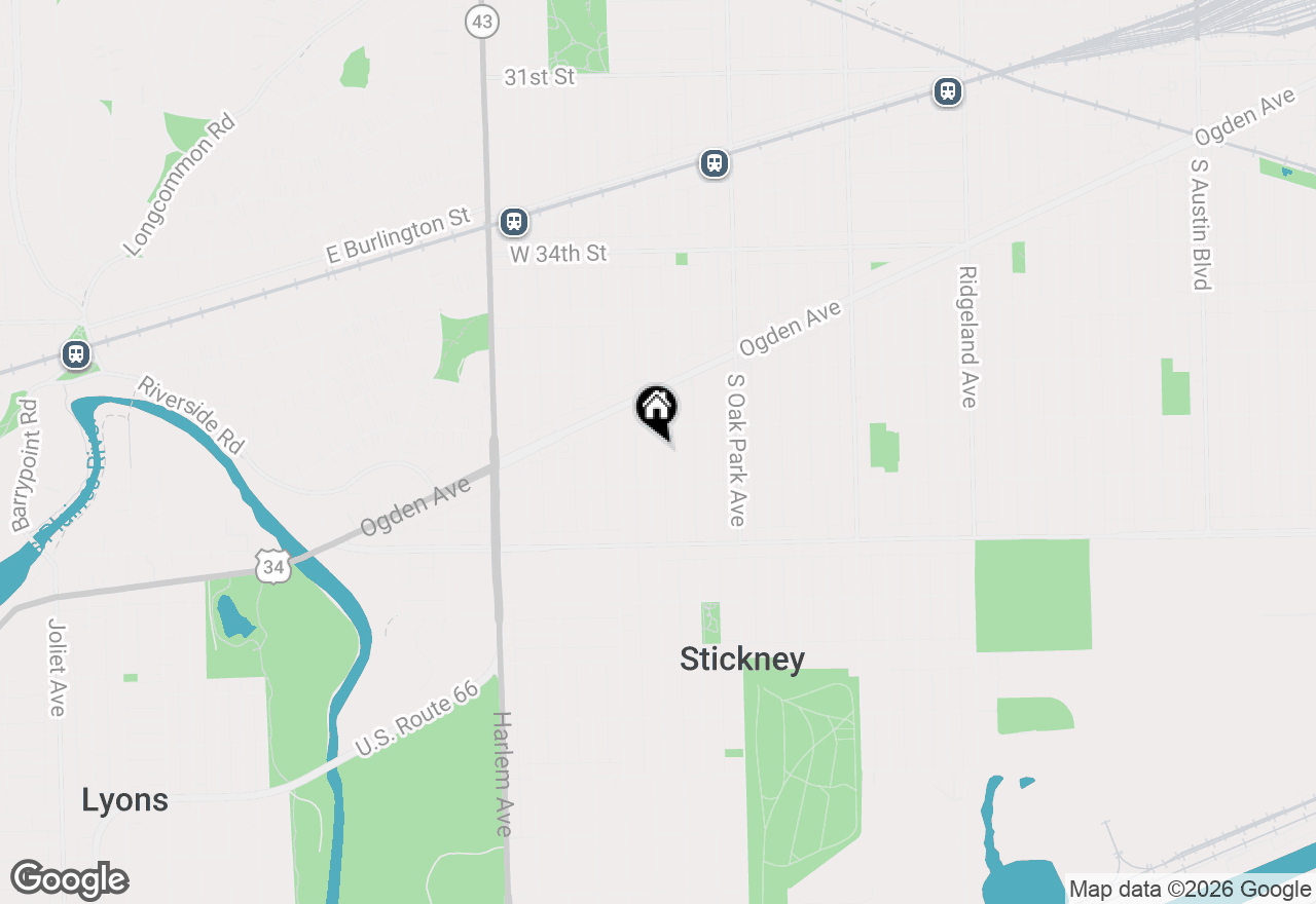 Map of 3723 Clinton Avenue, Berwyn, IL 60402