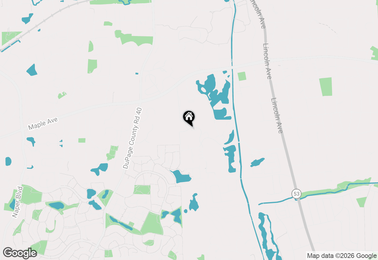 Map of 5813 Oakwood Drive #D, Lisle, IL 60532