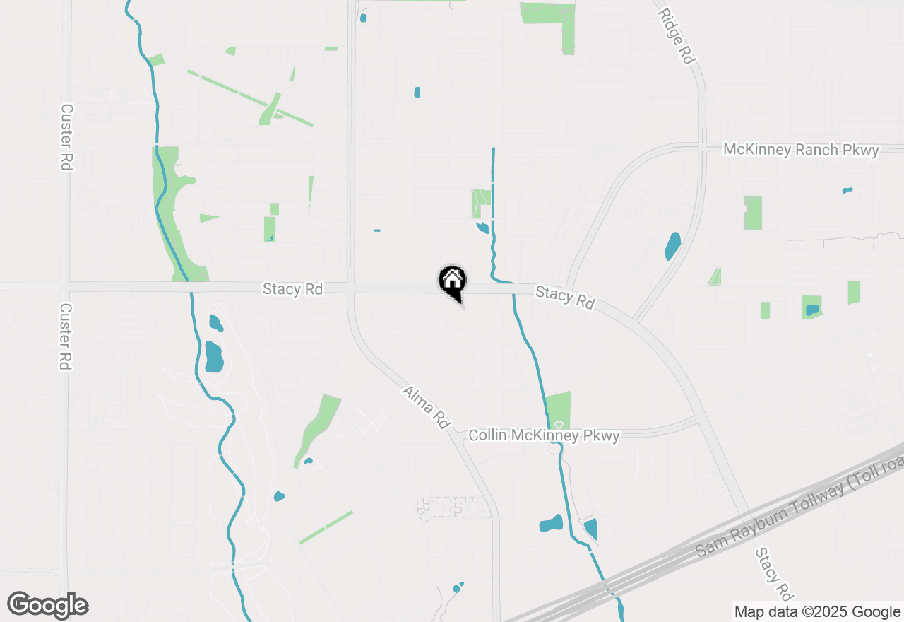 Map of (Address confidential), Mckinney, Texas 75070