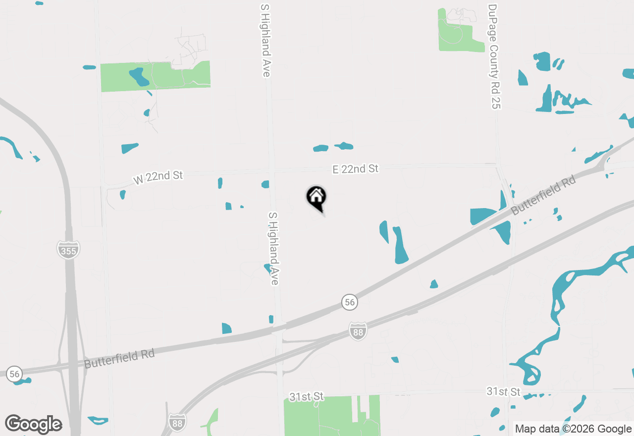 Map of 323 Summit Circle, Lombard, IL 60148