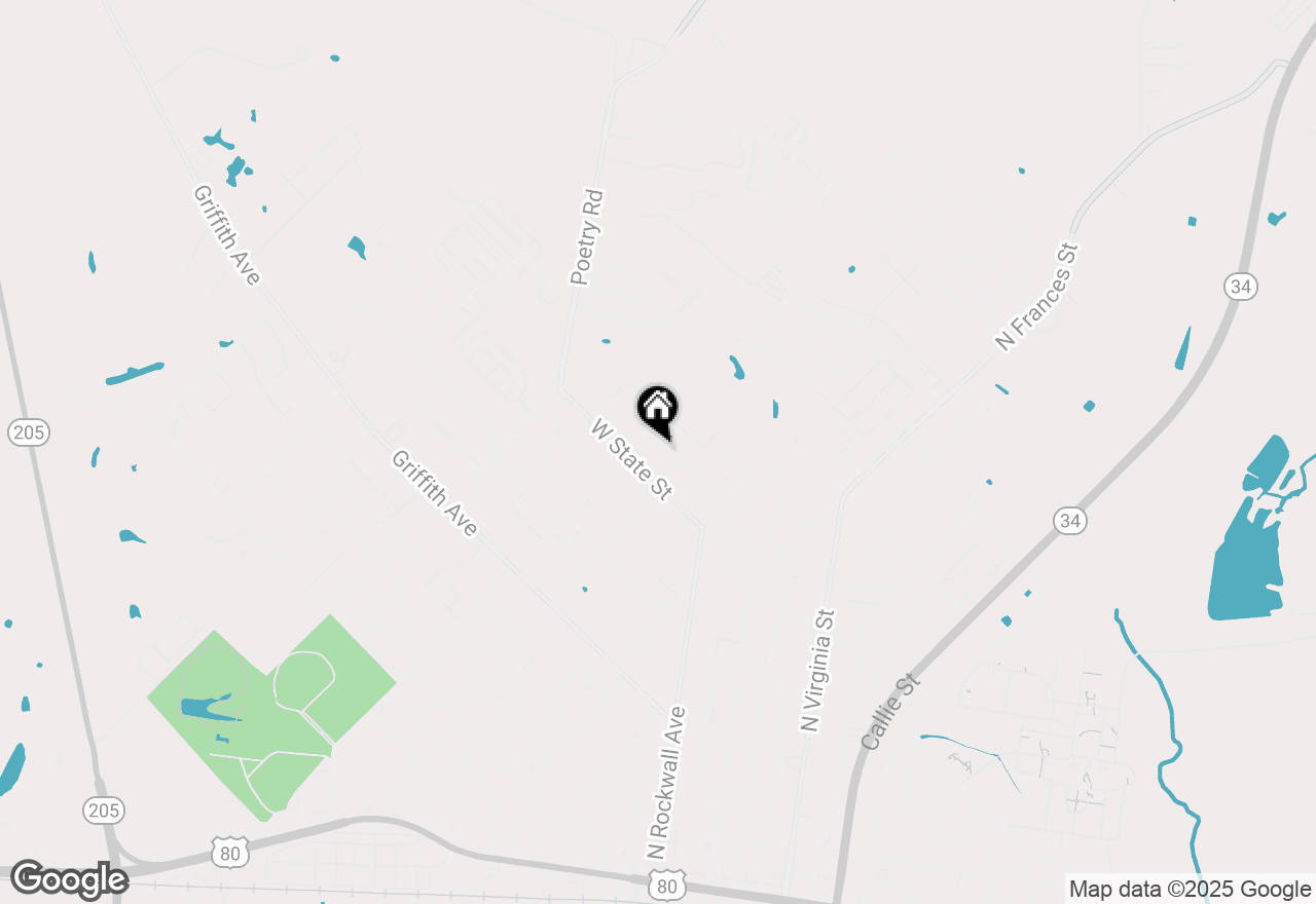 Map of 709 Eulalia Drive, Terrell, TX 75160