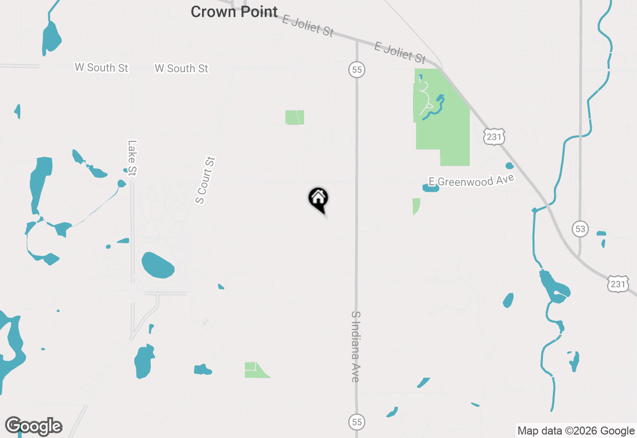 Map of 401 Michele Avenue, Crown Point, IN 46307