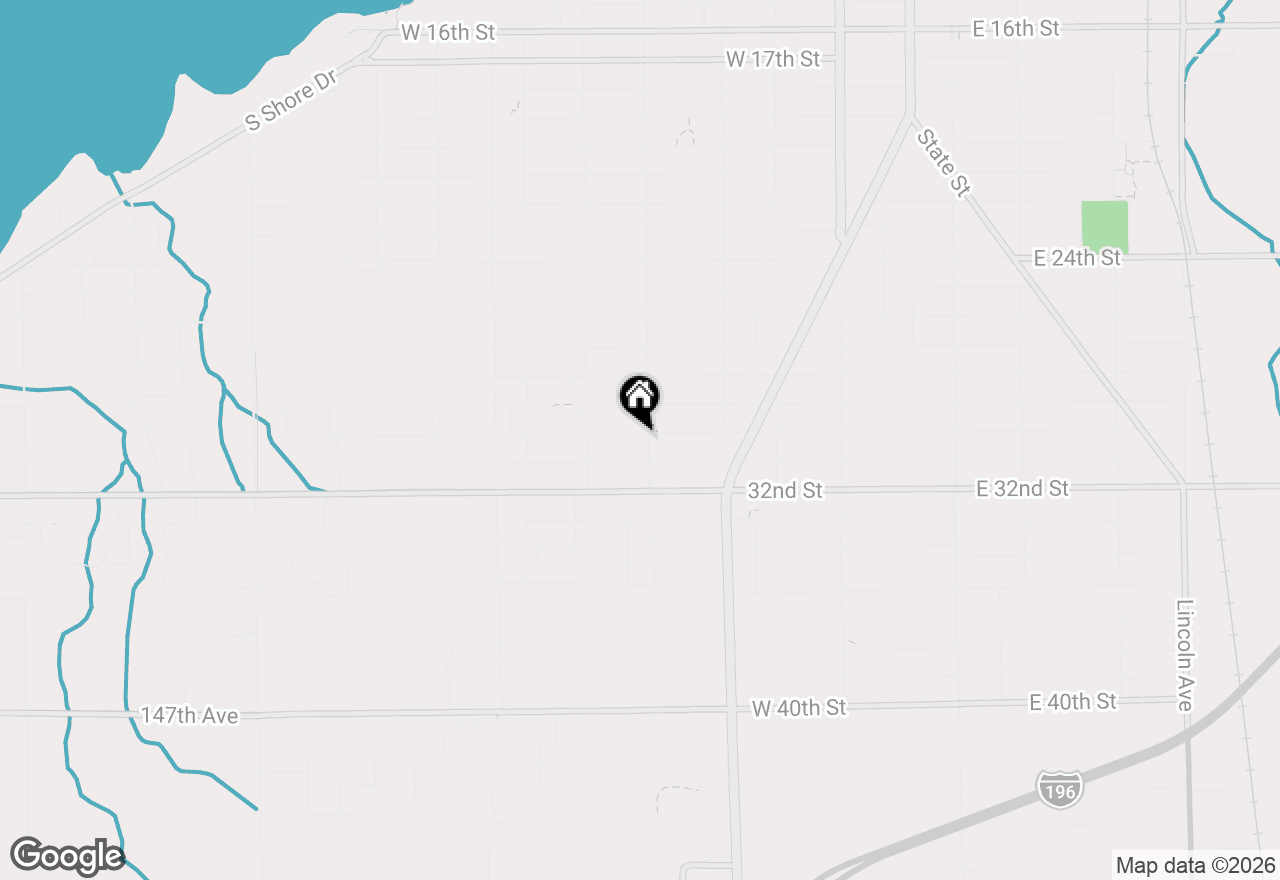 Map of 294 W 30th Street, Holland, MI 49423