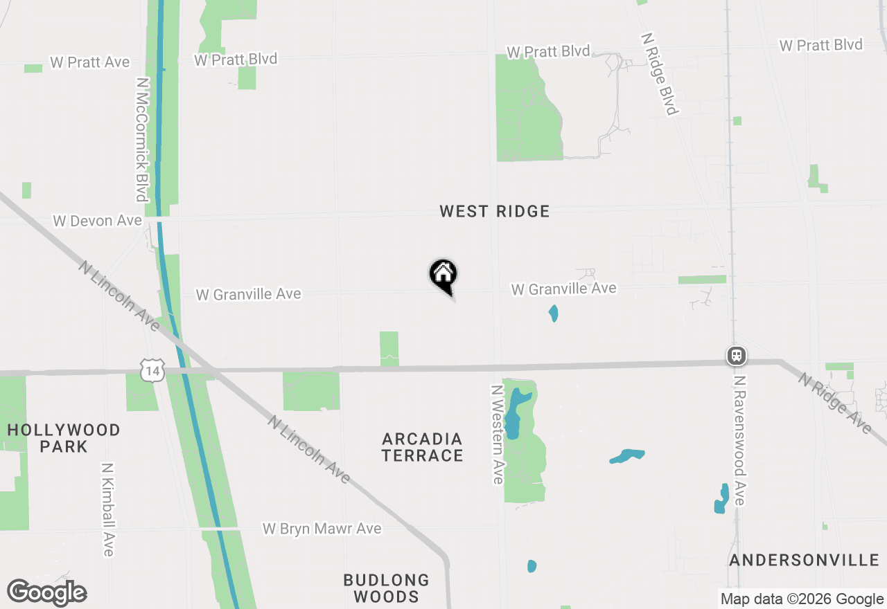 Map of 6141 N Maplewood Avenue, Chicago, IL 60659
