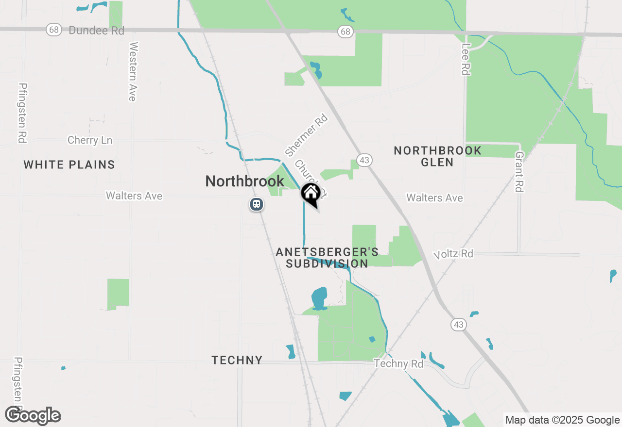 Map of 1721 Elm Avenue, Northbrook, IL 60062