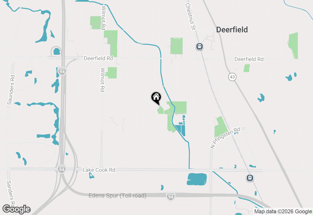 Map of 409 Willow Avenue, Deerfield, IL 60015