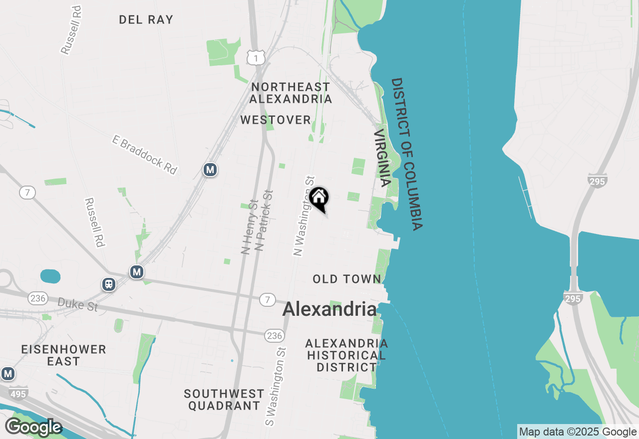 Map of 613 N Saint Asaph Street, Alexandria, VA 22314