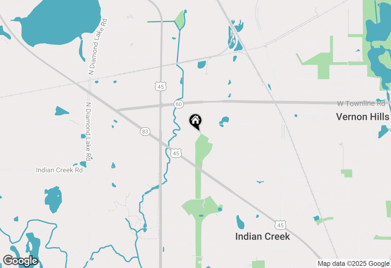 Map of 569 Yosemite Way, Mundelein, IL 60060