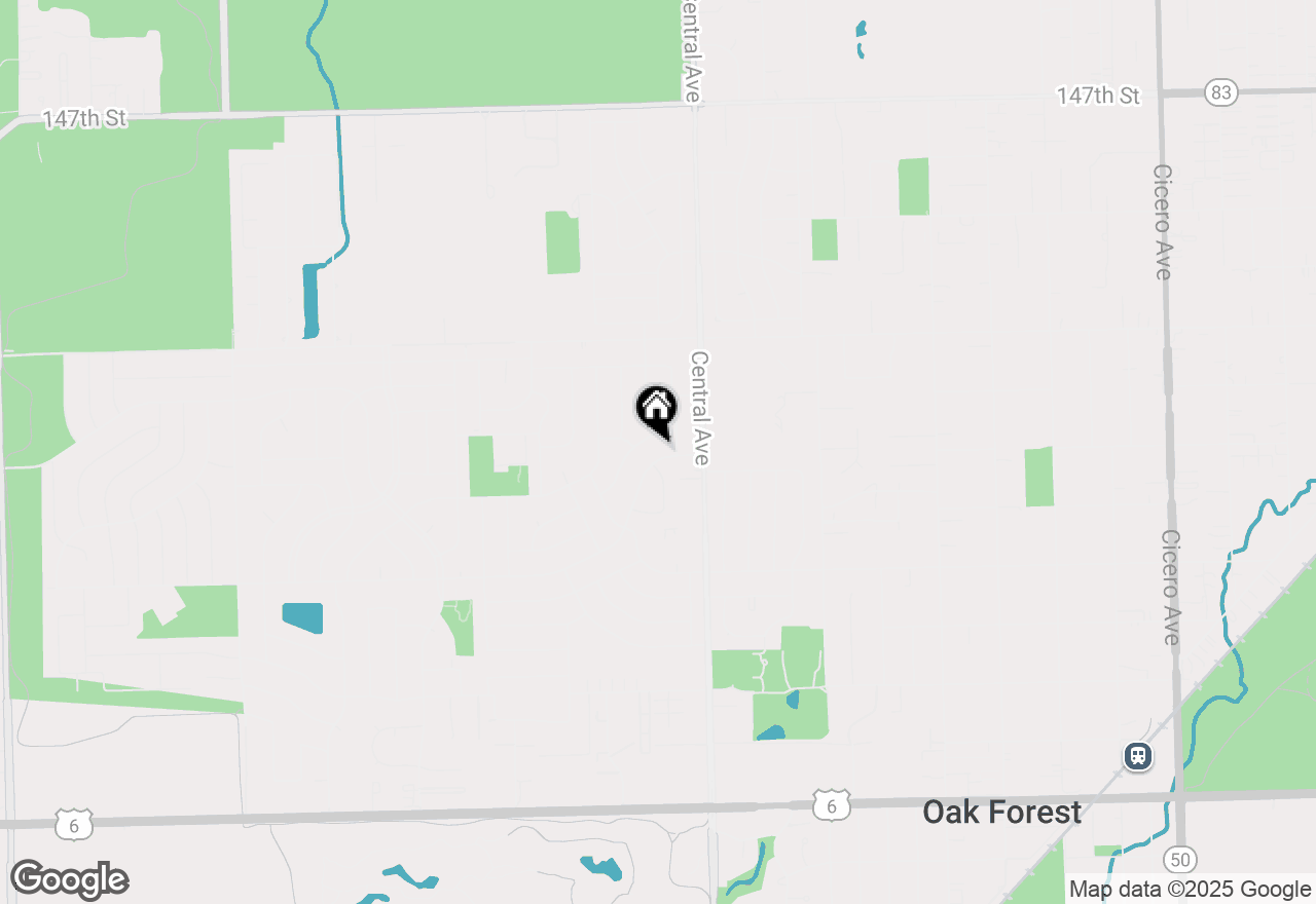 Map of 5640 Victoria Drive, Oak Forest, IL 60452